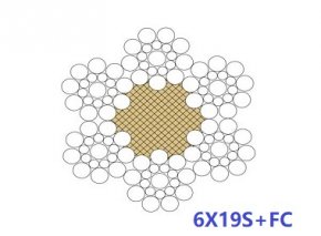 6X19S+FC、6X19S+IWR、6X19W+FC、6X19W+IWR鋼絲繩